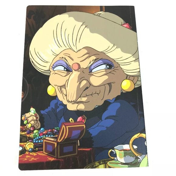 LOEWE Studio Ghibli collaboration Yubaba Spirited Away memo pad notebook Unused - Picture 4 of 7